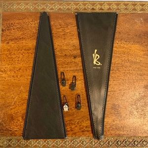 Black ECO Leather YKK Bands